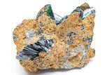 Gemmy, Emerald-Green Vivianite Crystal Cluster - Brazil #218230-1
